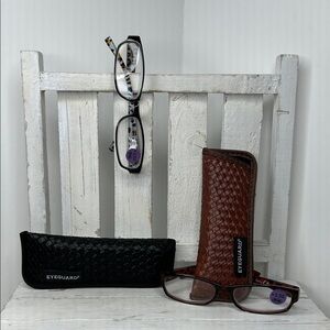 Eyeguard Women's Tortoise and Black Reading Glasses Set 3.5+